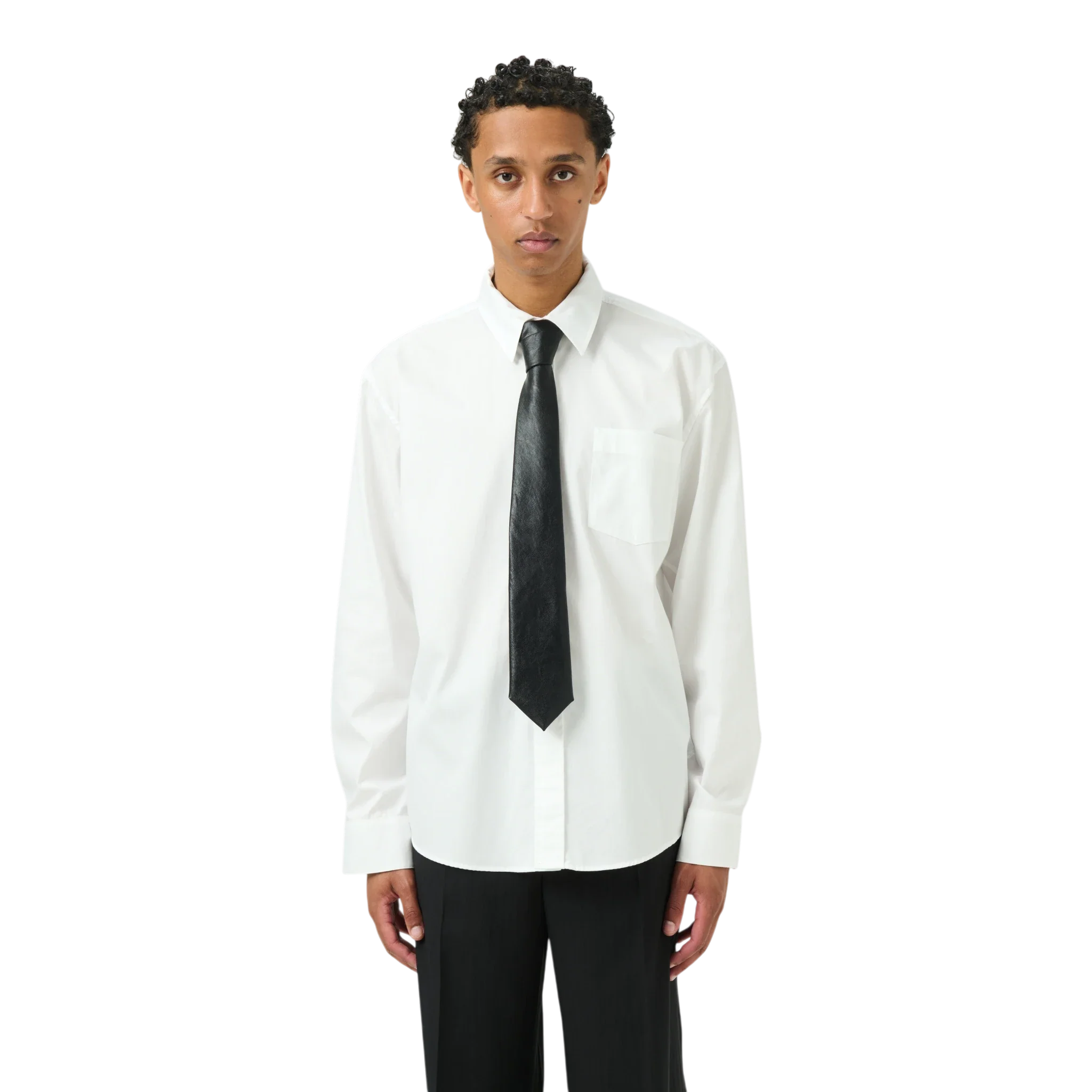 Our Legacy - Tie - Black Real Fake Leather - Image 8