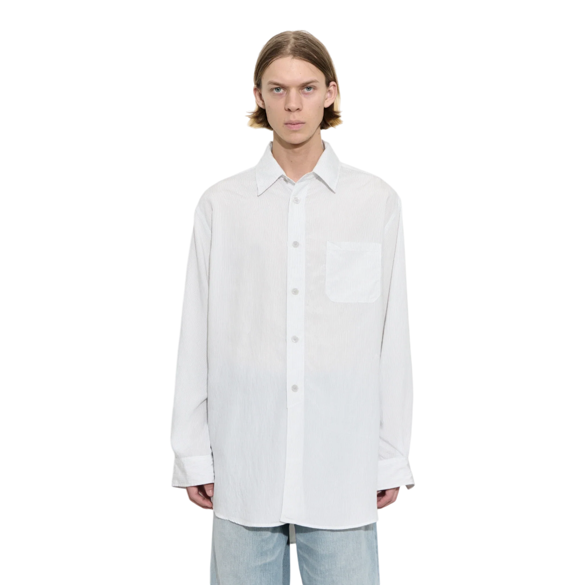 Our Legacy - Vast Shirt - Midnight Line Stripe Modalux - Image 2