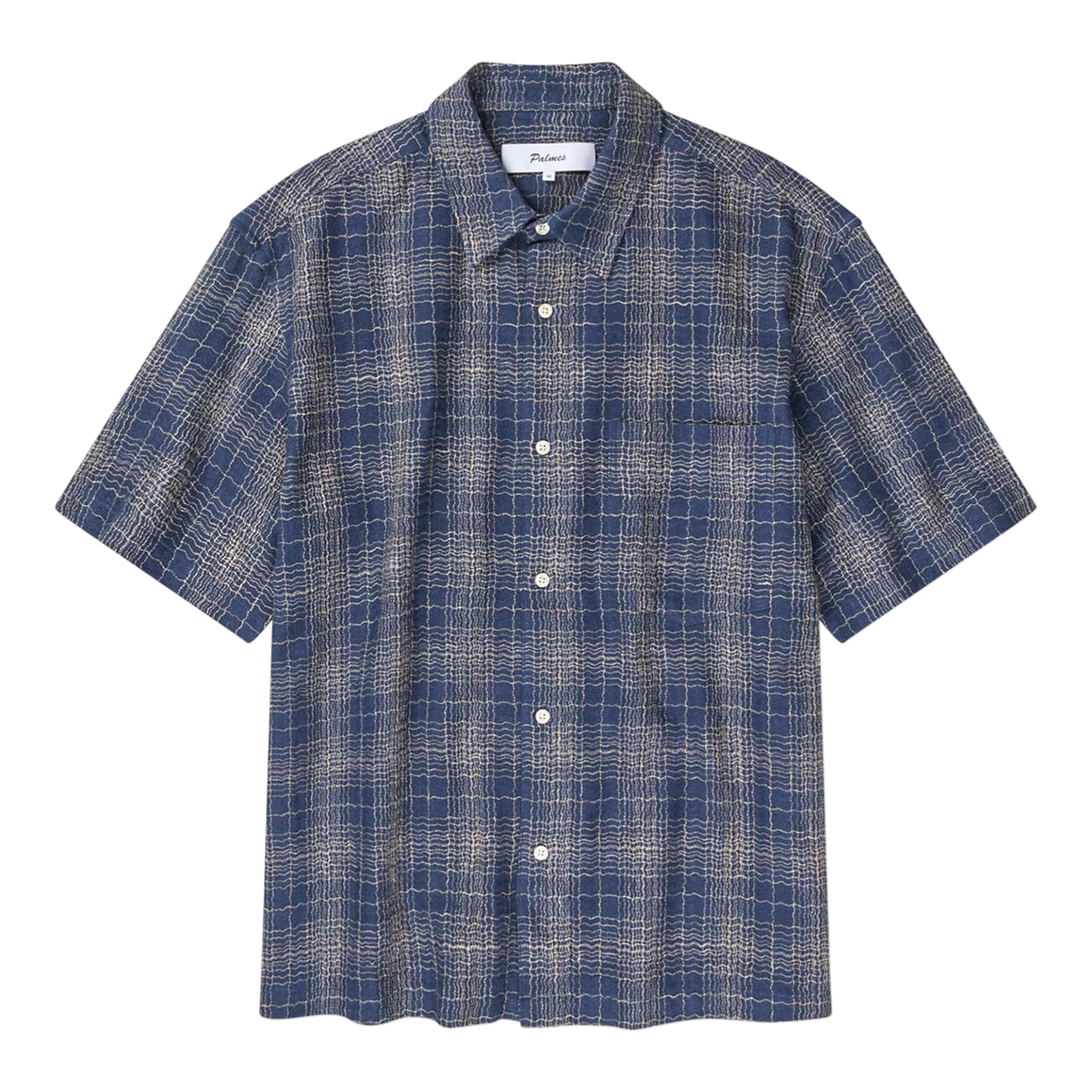 Palmes - Checkered Shirt - Blue