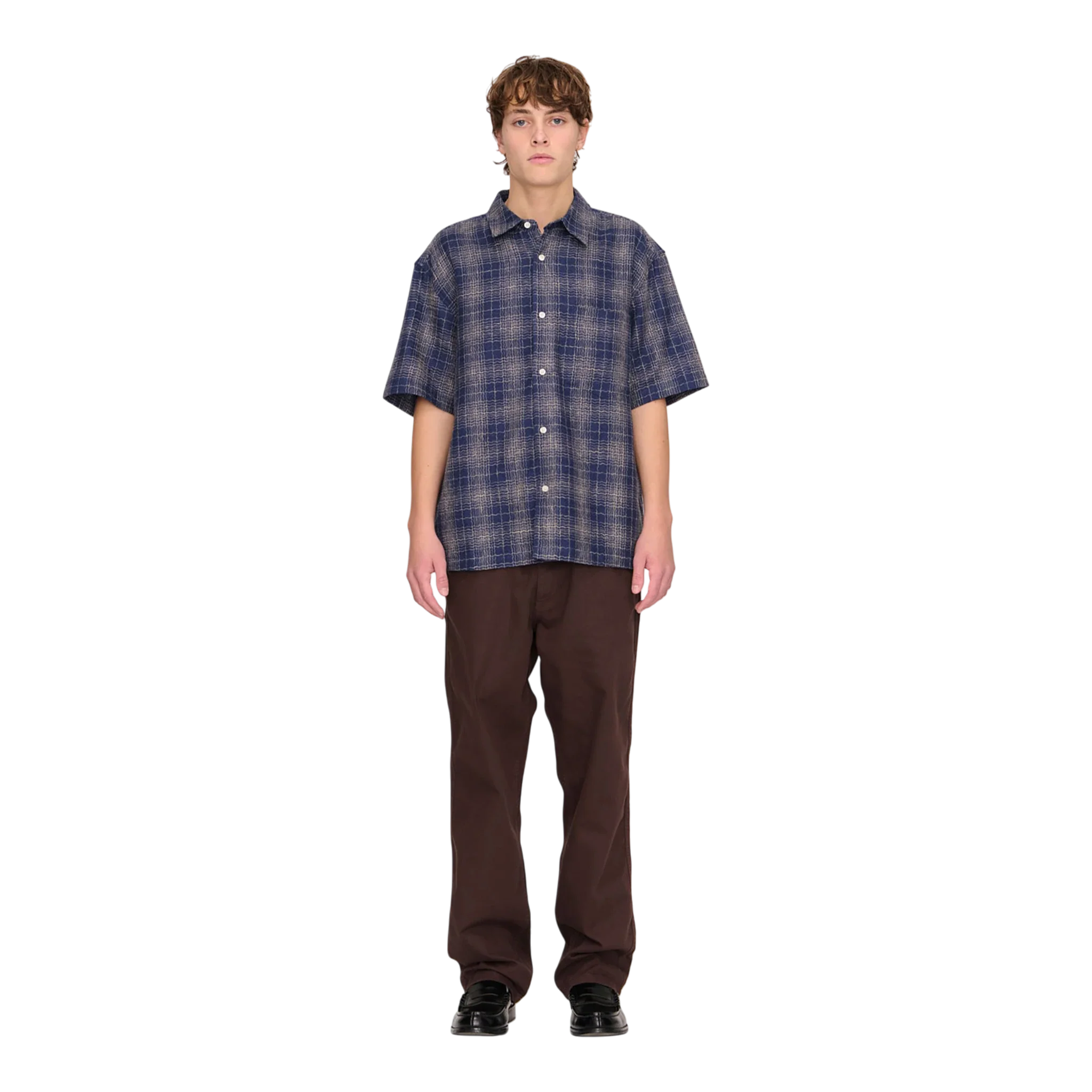 Palmes - Checkered Shirt - Blue - Image 2