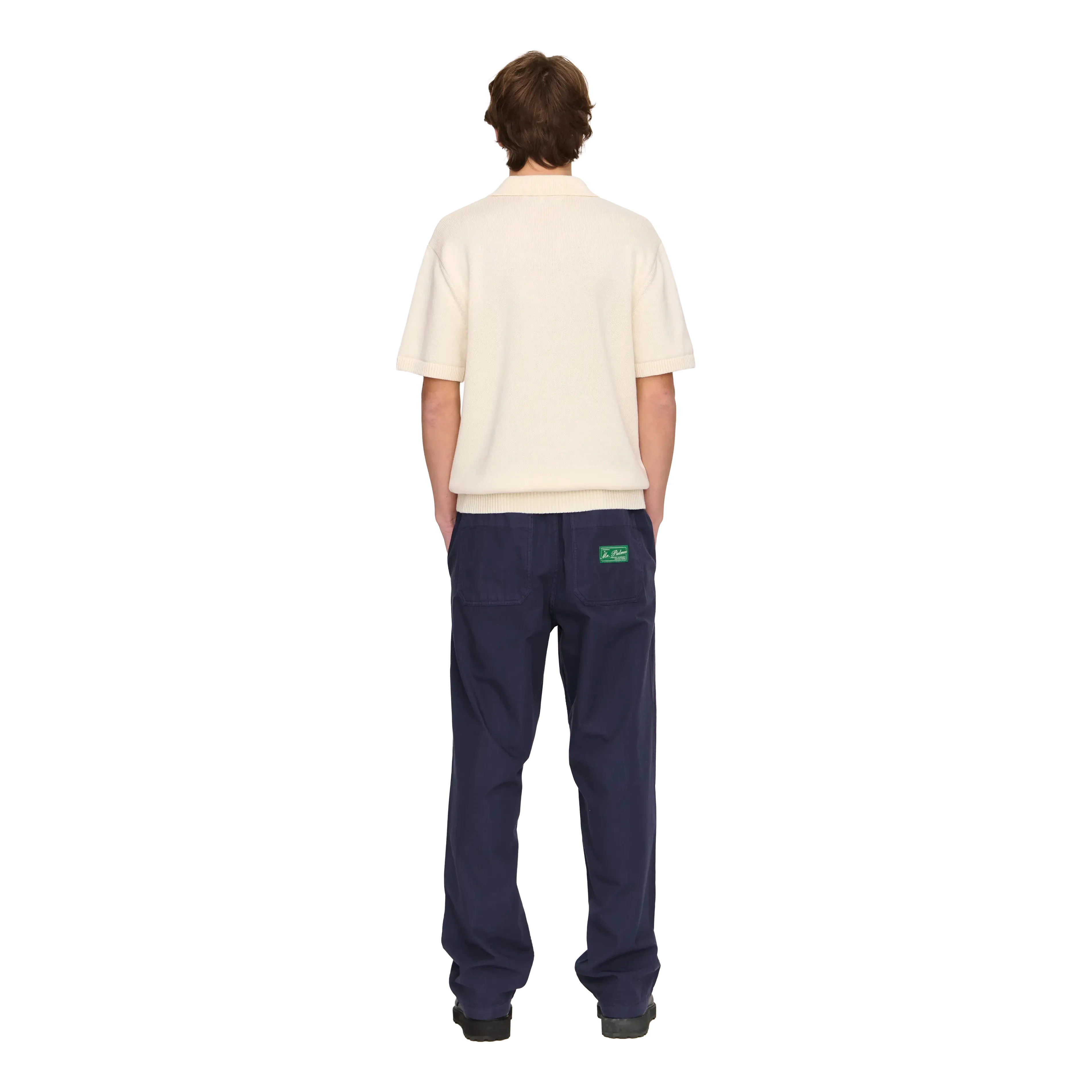 Palmes - Cotton Knit Polo - Off-White - Image 4