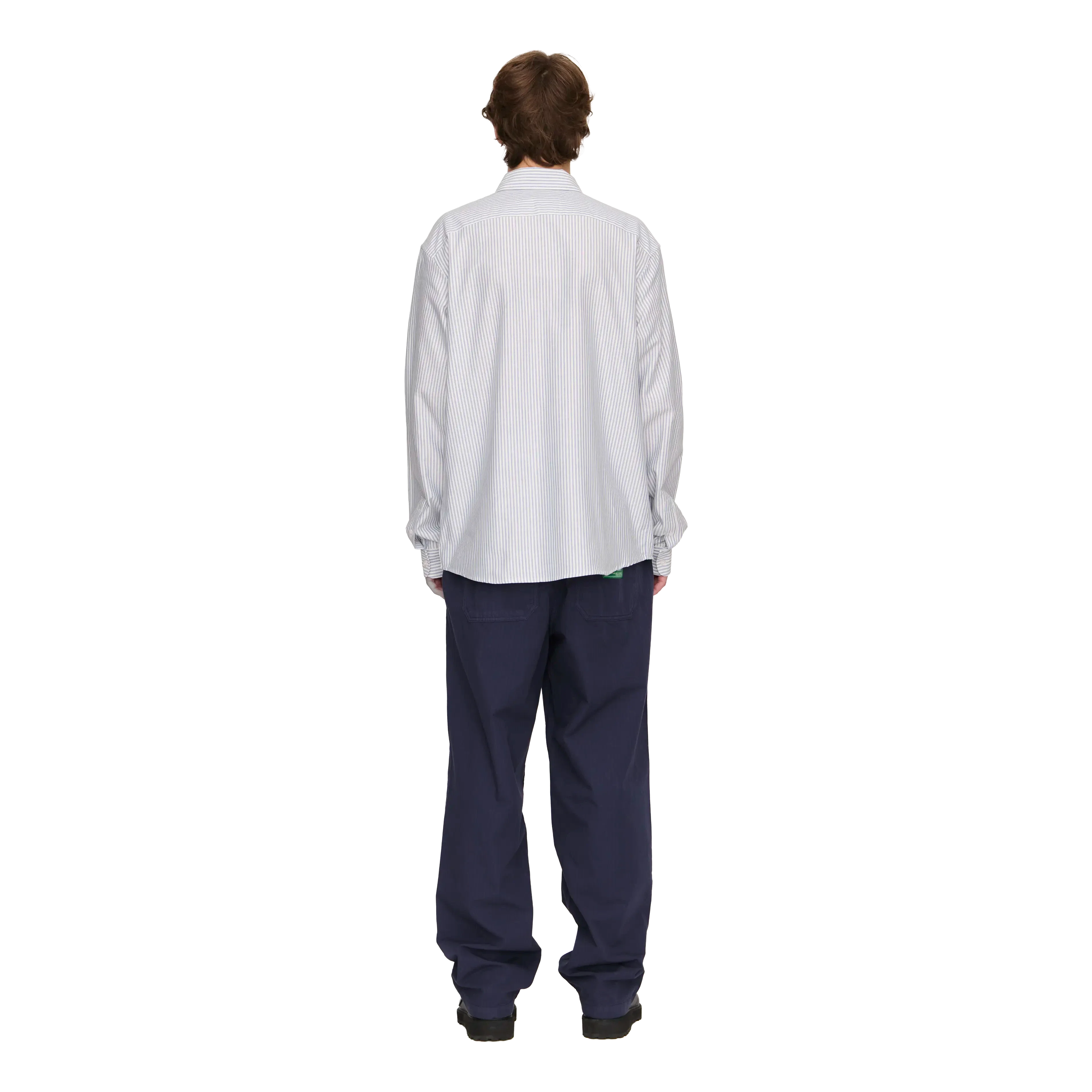 Palmes - Deuce Oxford Shirt - Light Blue Stripe - Image 3