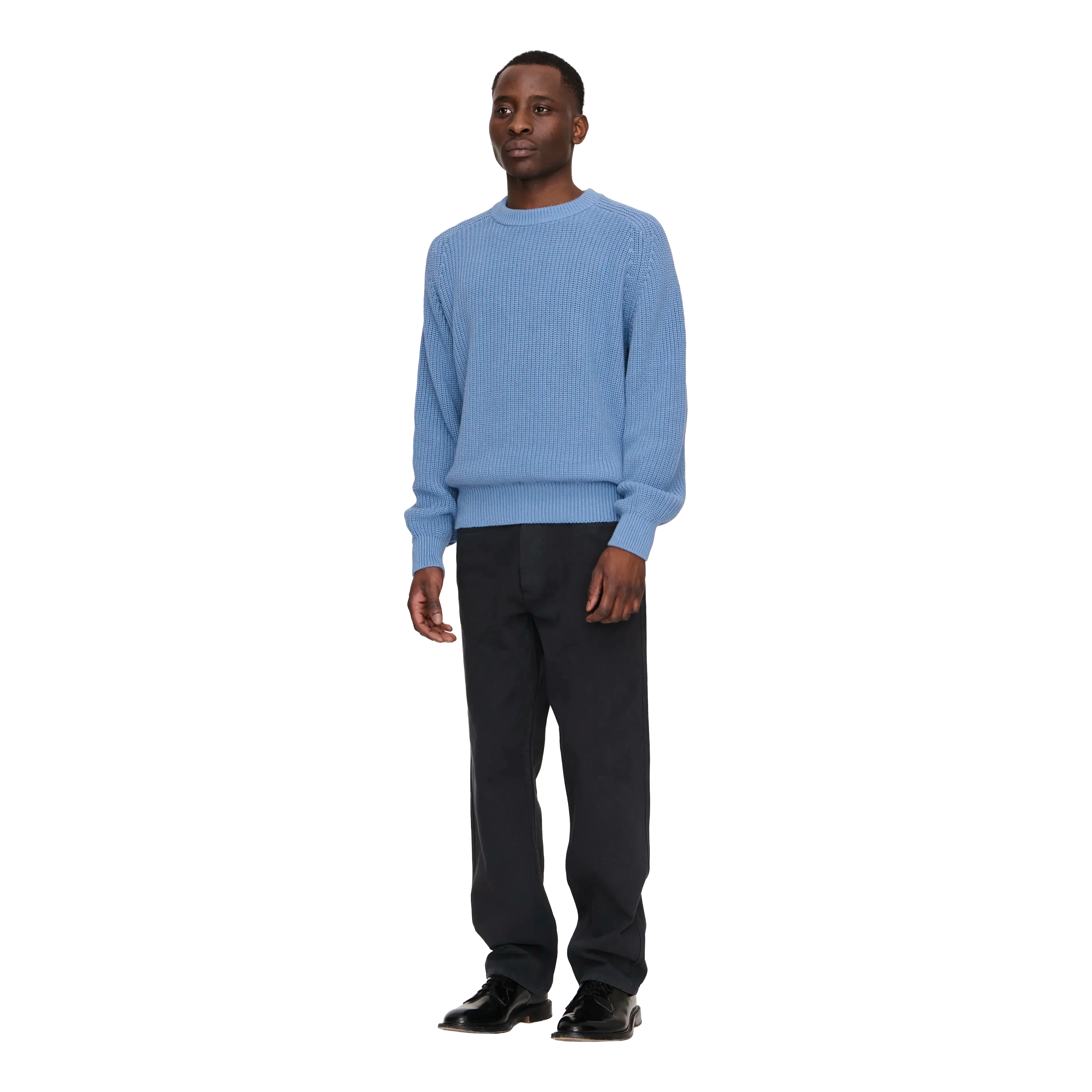 Palmes - Knitted Sweater - Baby Blue - Image 3