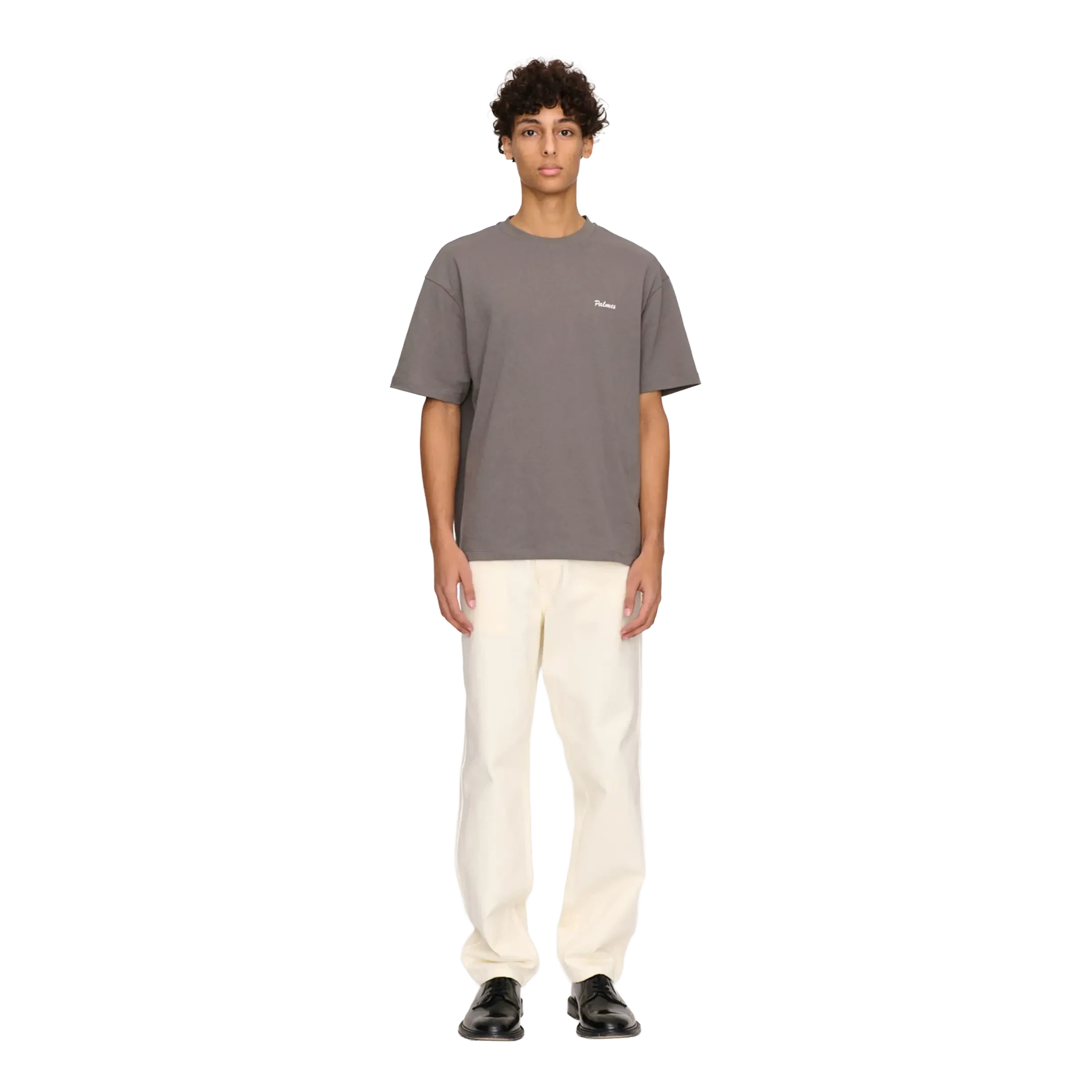 Palmes - Logo T-Shirt - Charcoal - Image 2