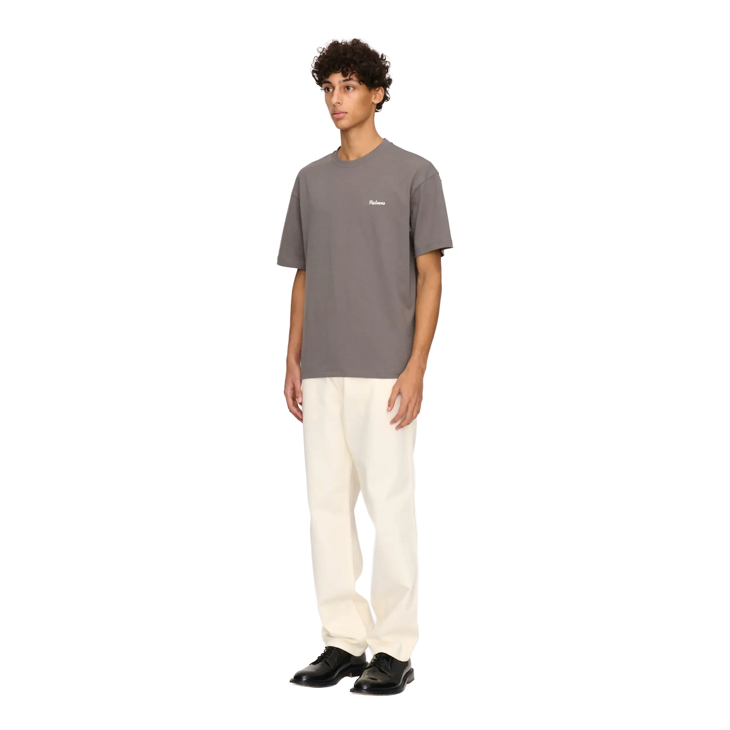 Palmes - Logo T-Shirt - Charcoal - Image 3
