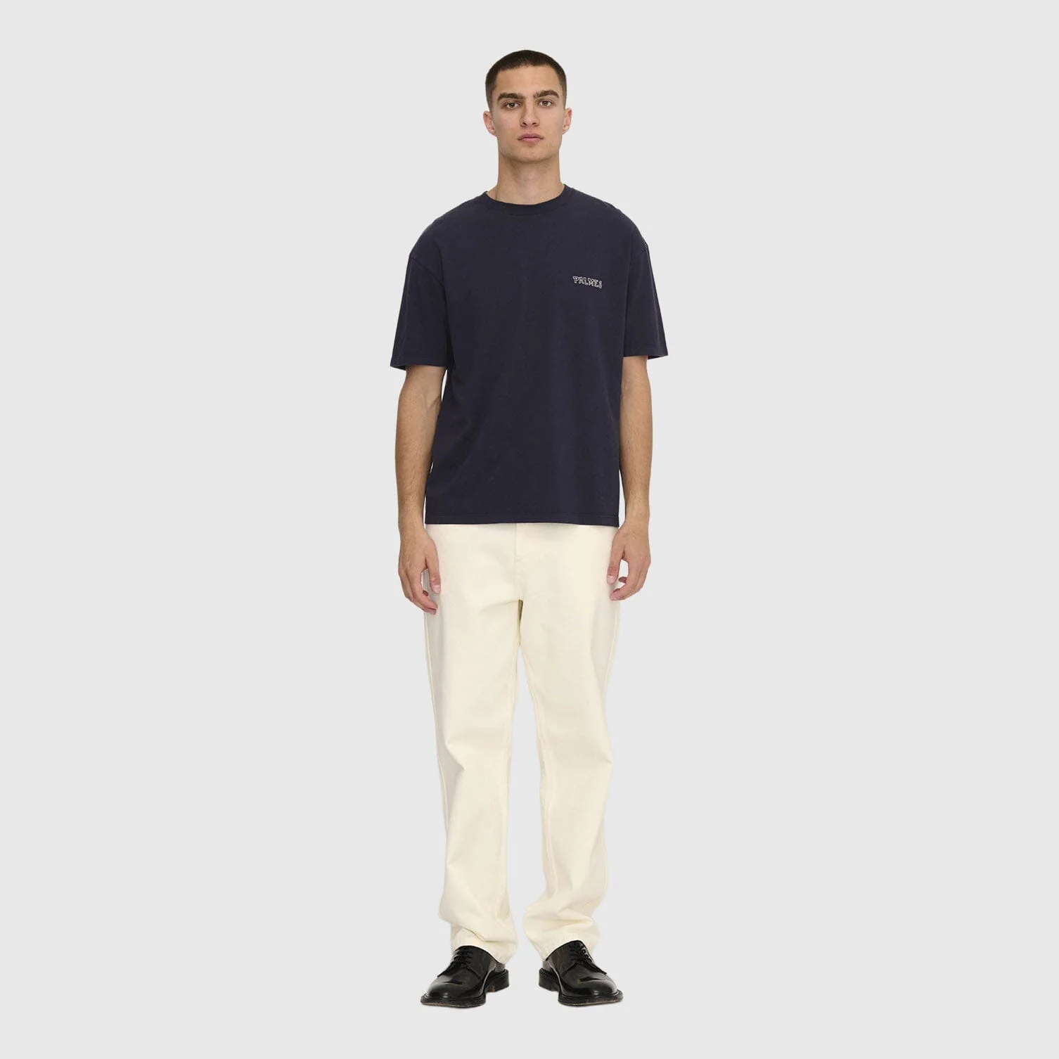Palmes - Logo T-Shirt - Dark Blue - Image 3