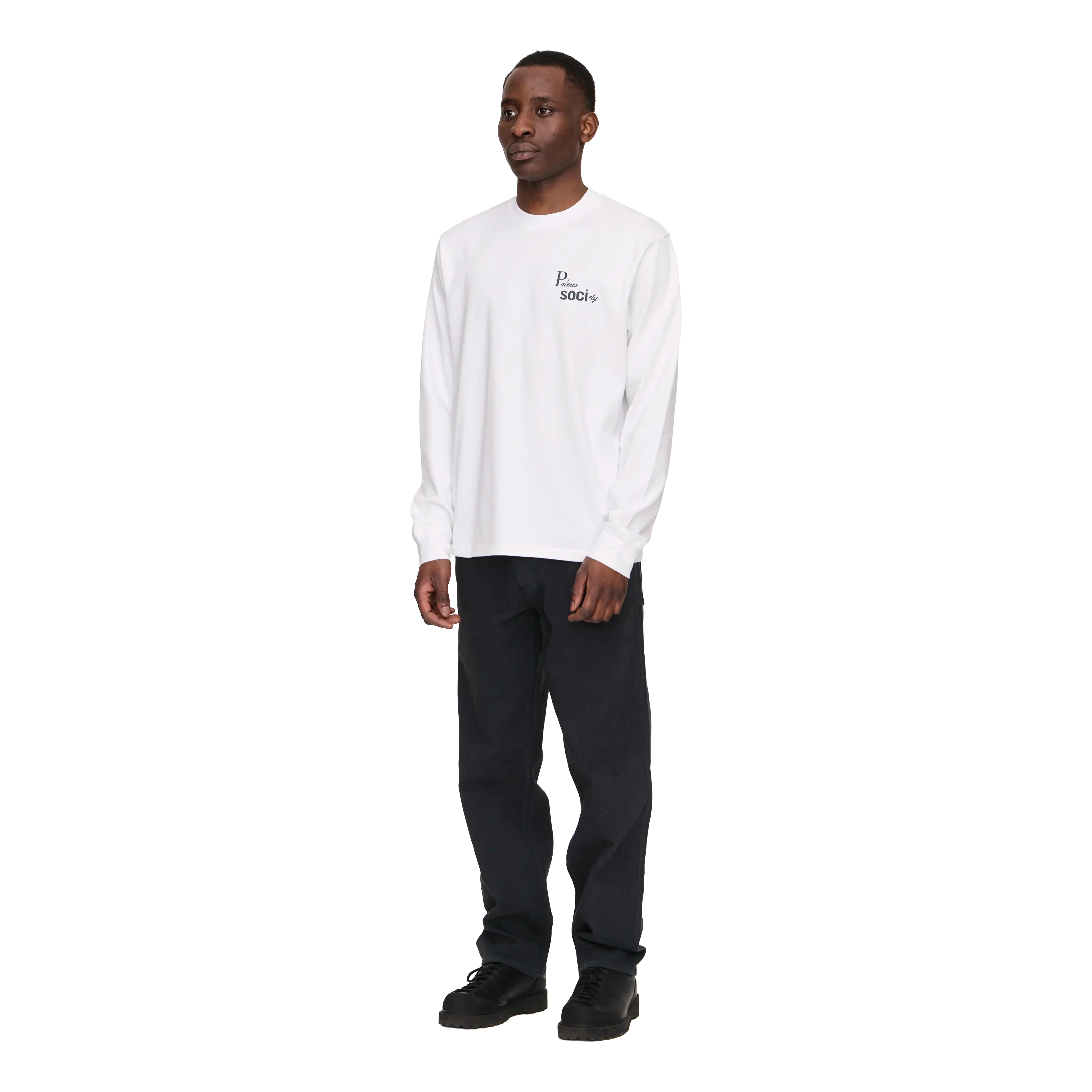 Palmes - Piano LS T-Shirt - White - Image 3