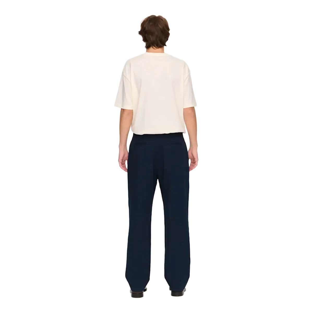 Palmes - Pleated Trousers - Navy - Image 3