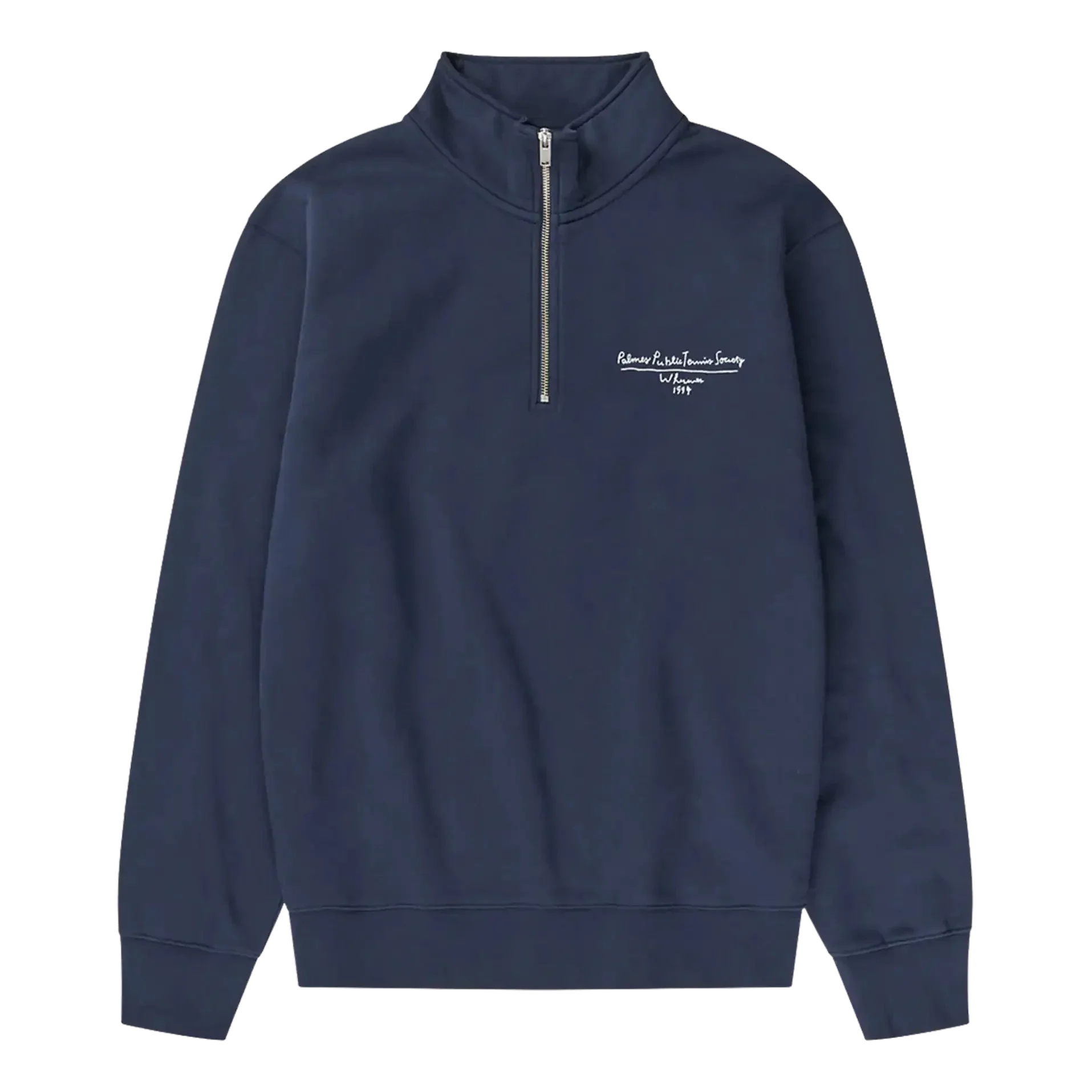 Palmes - Public Zip Sweatshirt - Navy