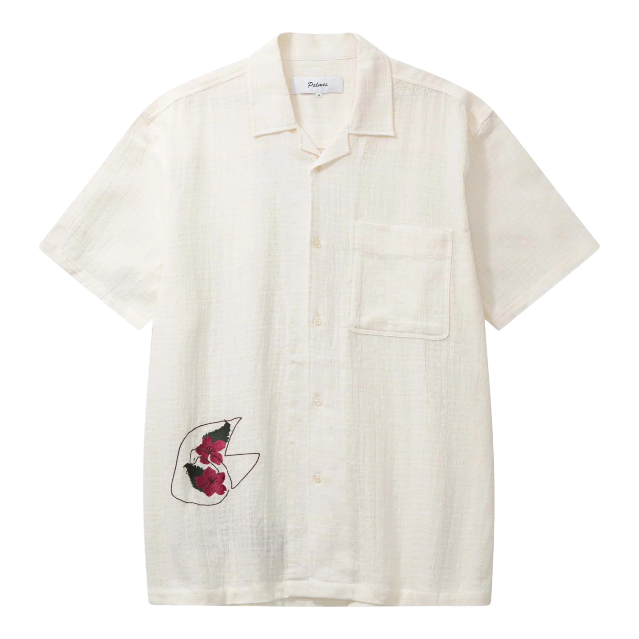 Palmes - Ramus Camp Collar Shirt - Off-White