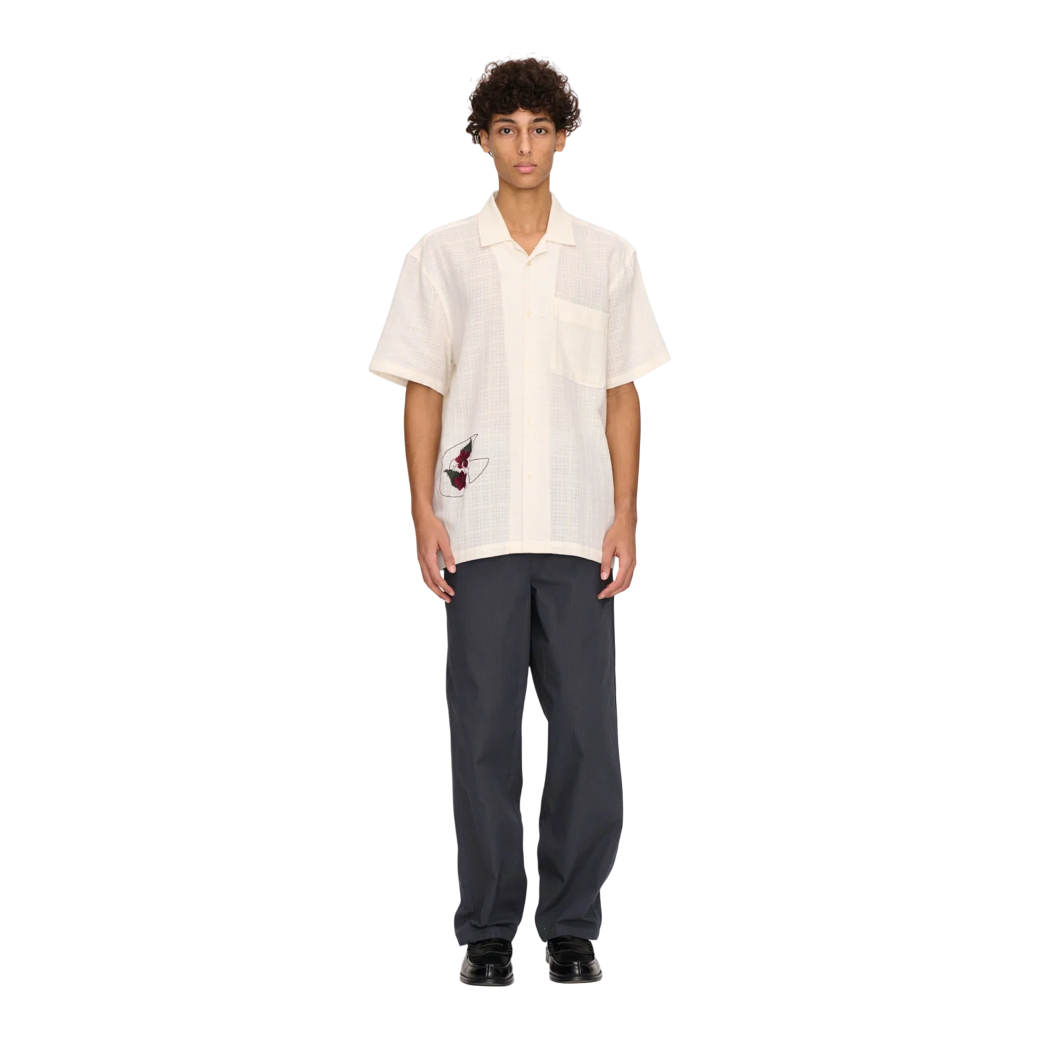 Palmes - Ramus Camp Collar Shirt - Off-White - Image 2