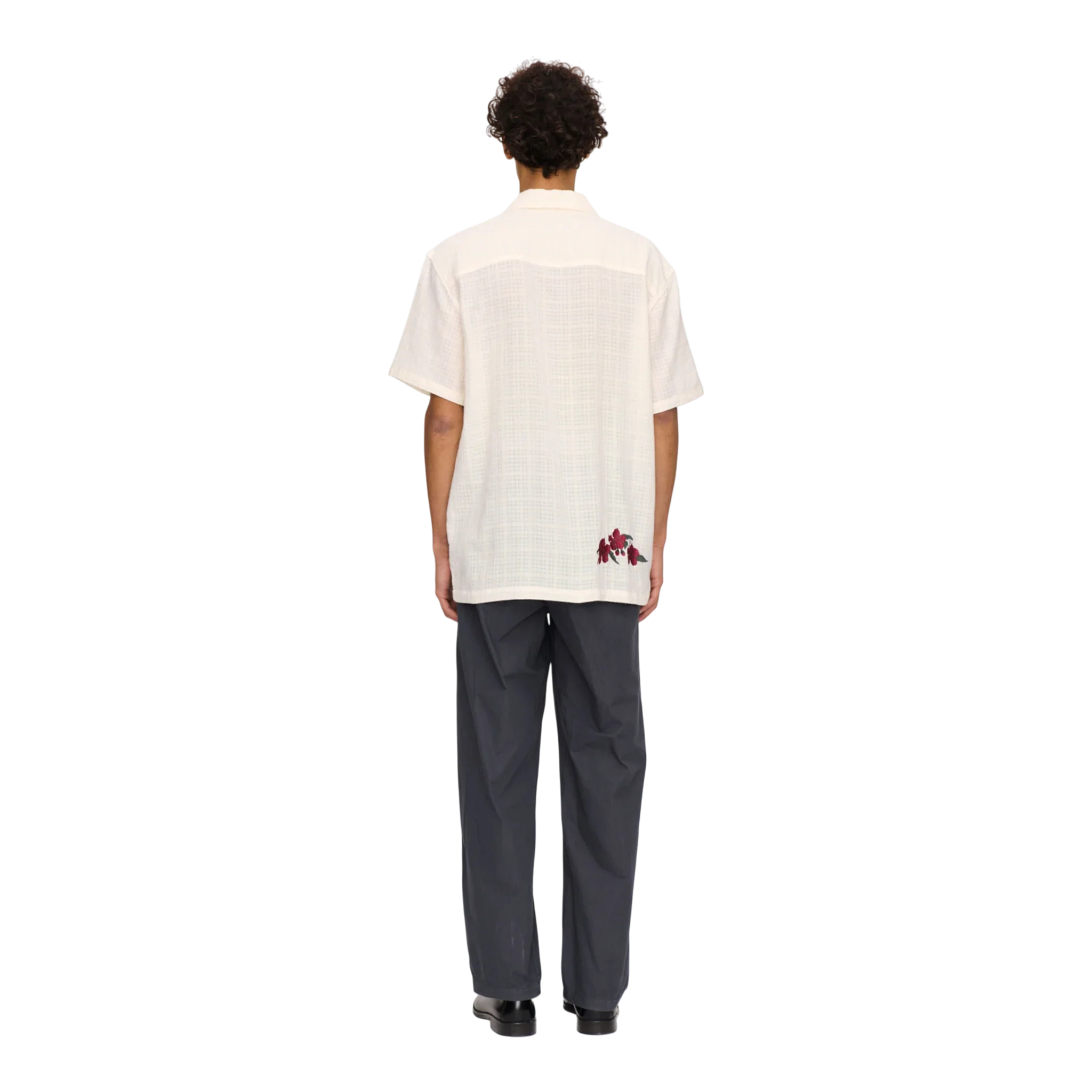 Palmes - Ramus Camp Collar Shirt - Off-White - Image 3