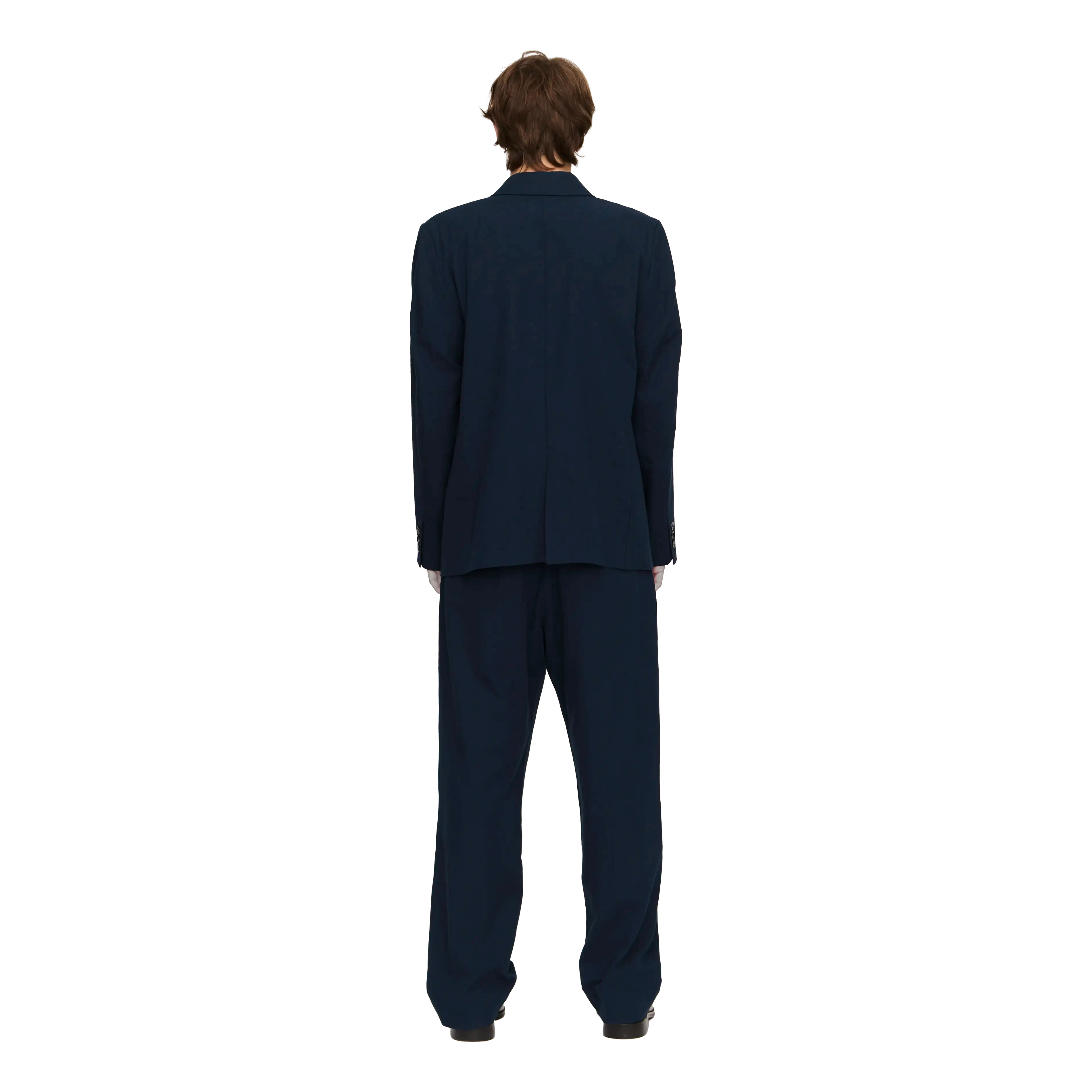 Palmes - Single Breasted Blazer - Navy - Image 4