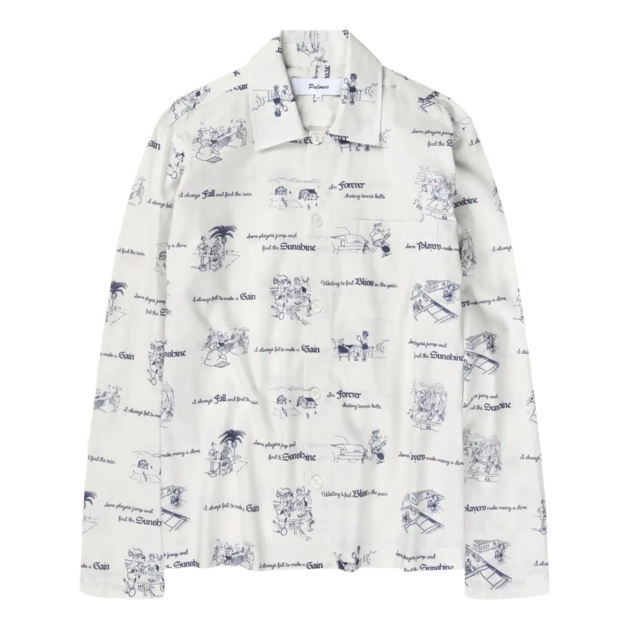 Palmes - Sunshine Linen Shirt - Off-White