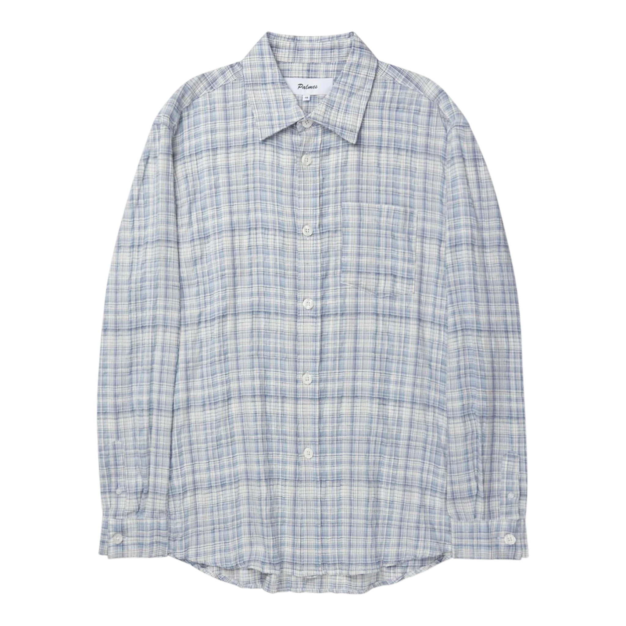 Palmes - Wrinkle Shirt - Sky Blue