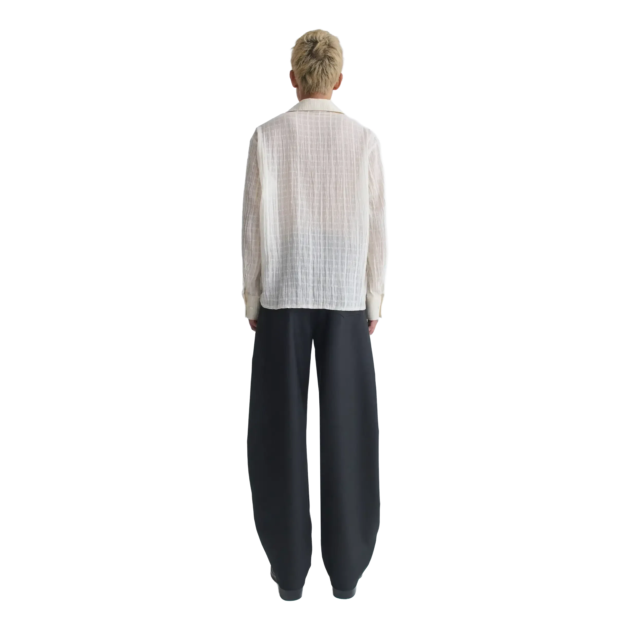 Séfr - Ignacio Shirt - Cloud White Check - Image 4