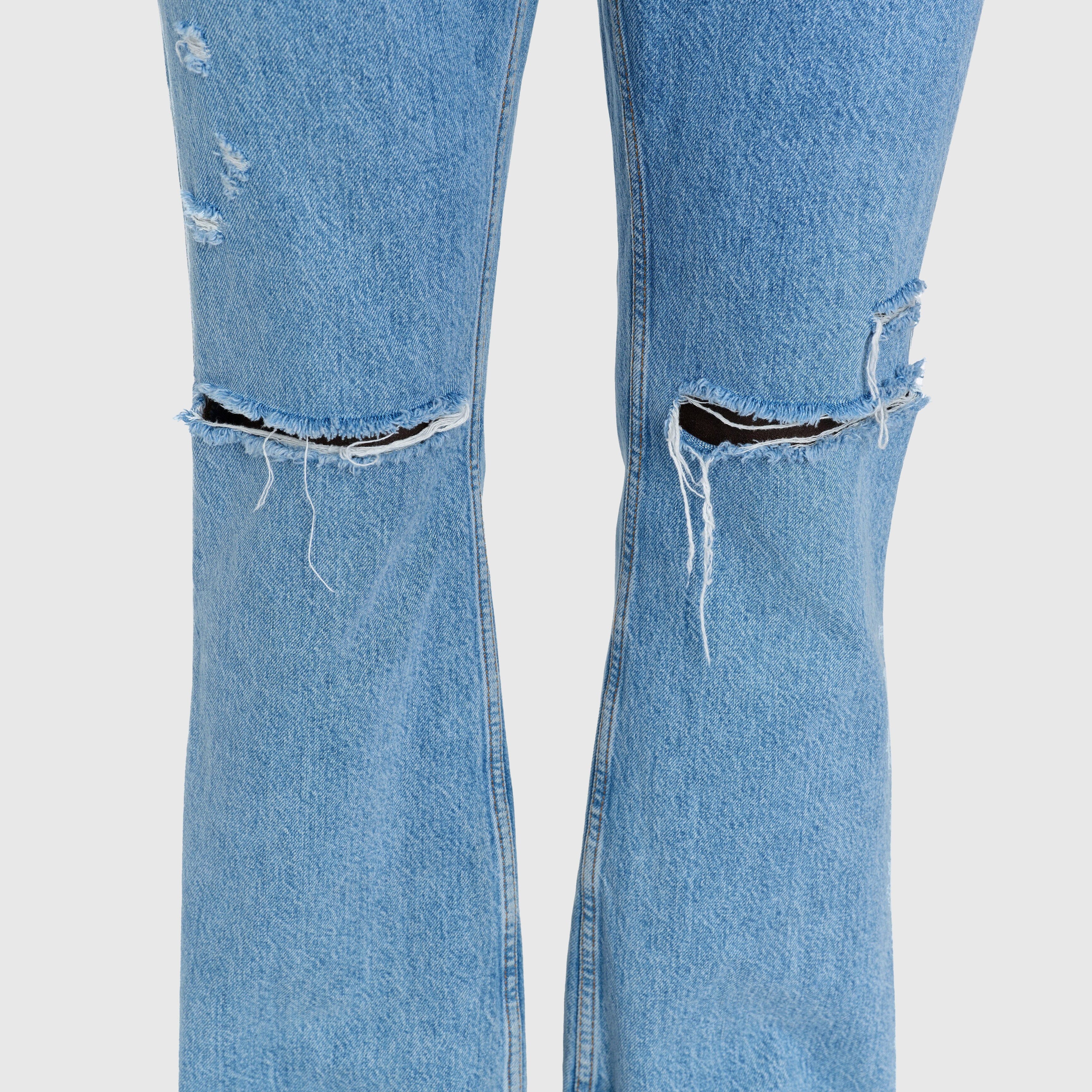 Séfr - Rider Cut Jeans - Trashed Mid Blue - Image 3
