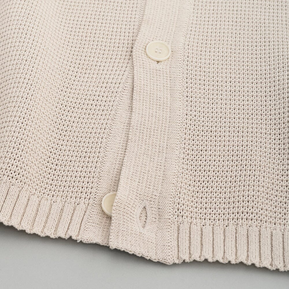 Still by Hand - Paper Mixed Knit Blouson - Taupe - Image 6