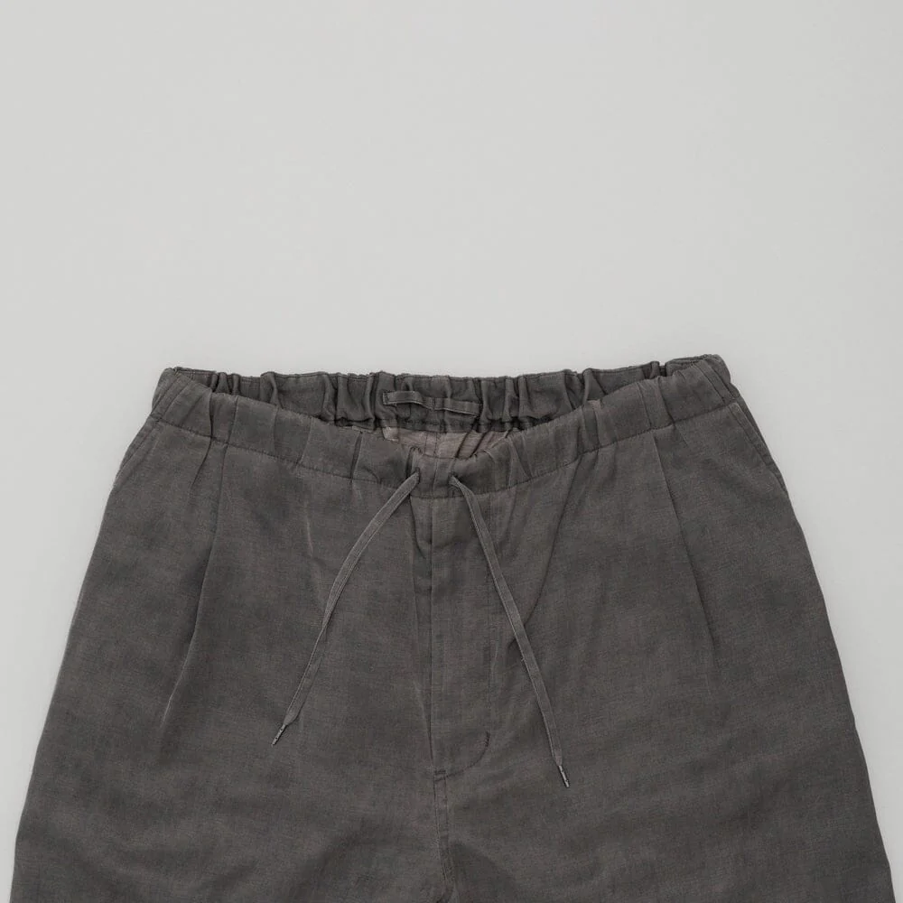 Still by Hand - Pigment Print Easy Pants - Dusty Grey - Image 4
