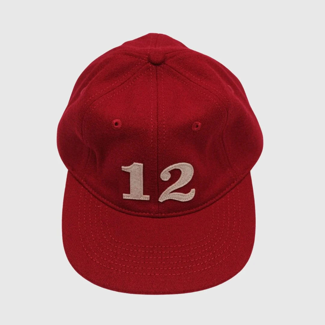 Twelve - Logo Wool Cap - Red - Image 3