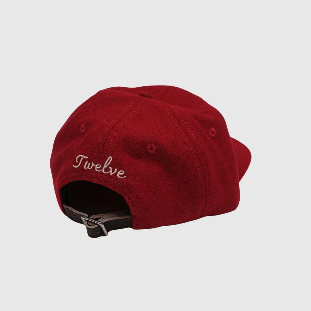 Twelve - Logo Wool Cap - Red - Image 4