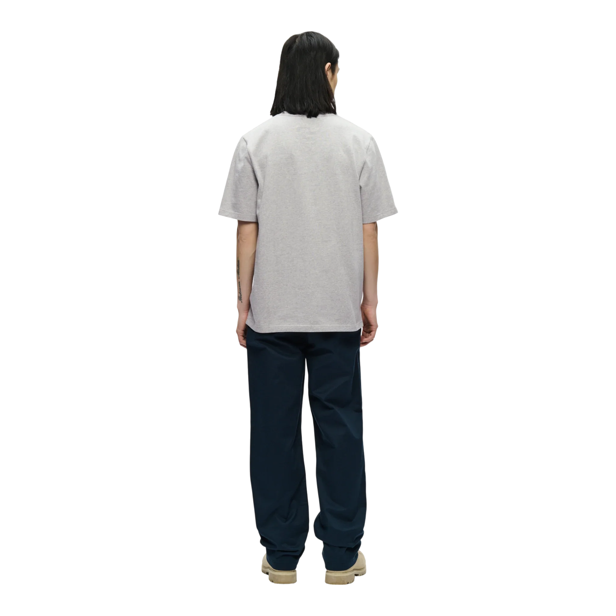 Wood Wood - Bobby T-shirt - Grey - Image 4