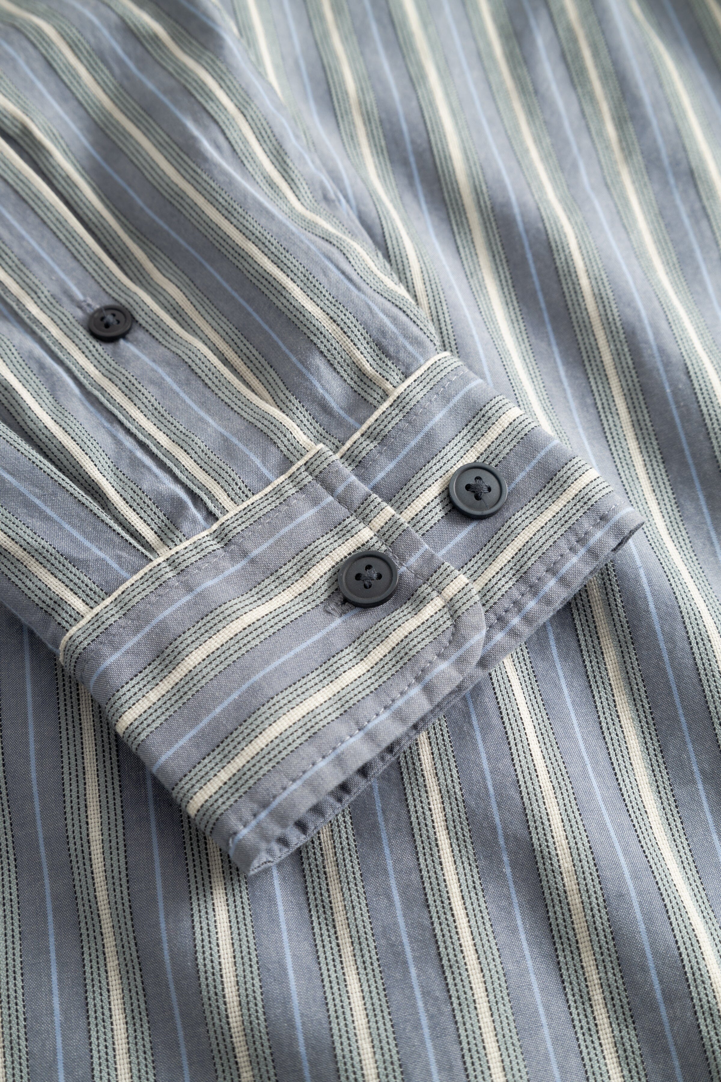 Wood Wood - Carter Shirt - Vintage Blue Stripe - Image 5