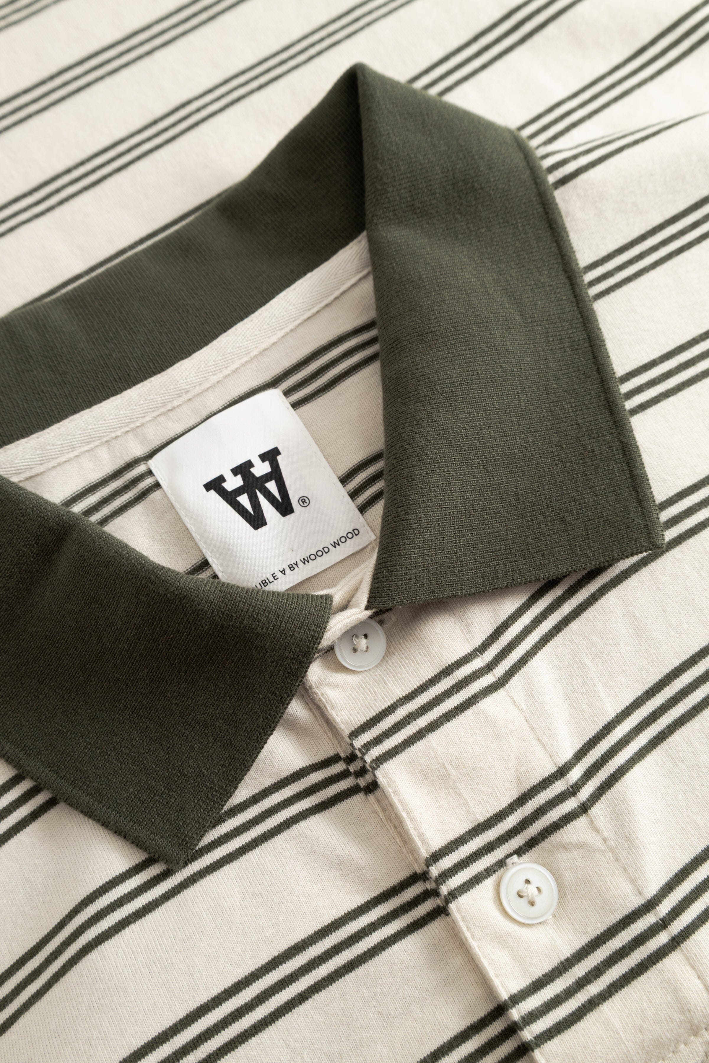 Wood Wood - Colton X Polo - Silver Birch Stripe - Image 2
