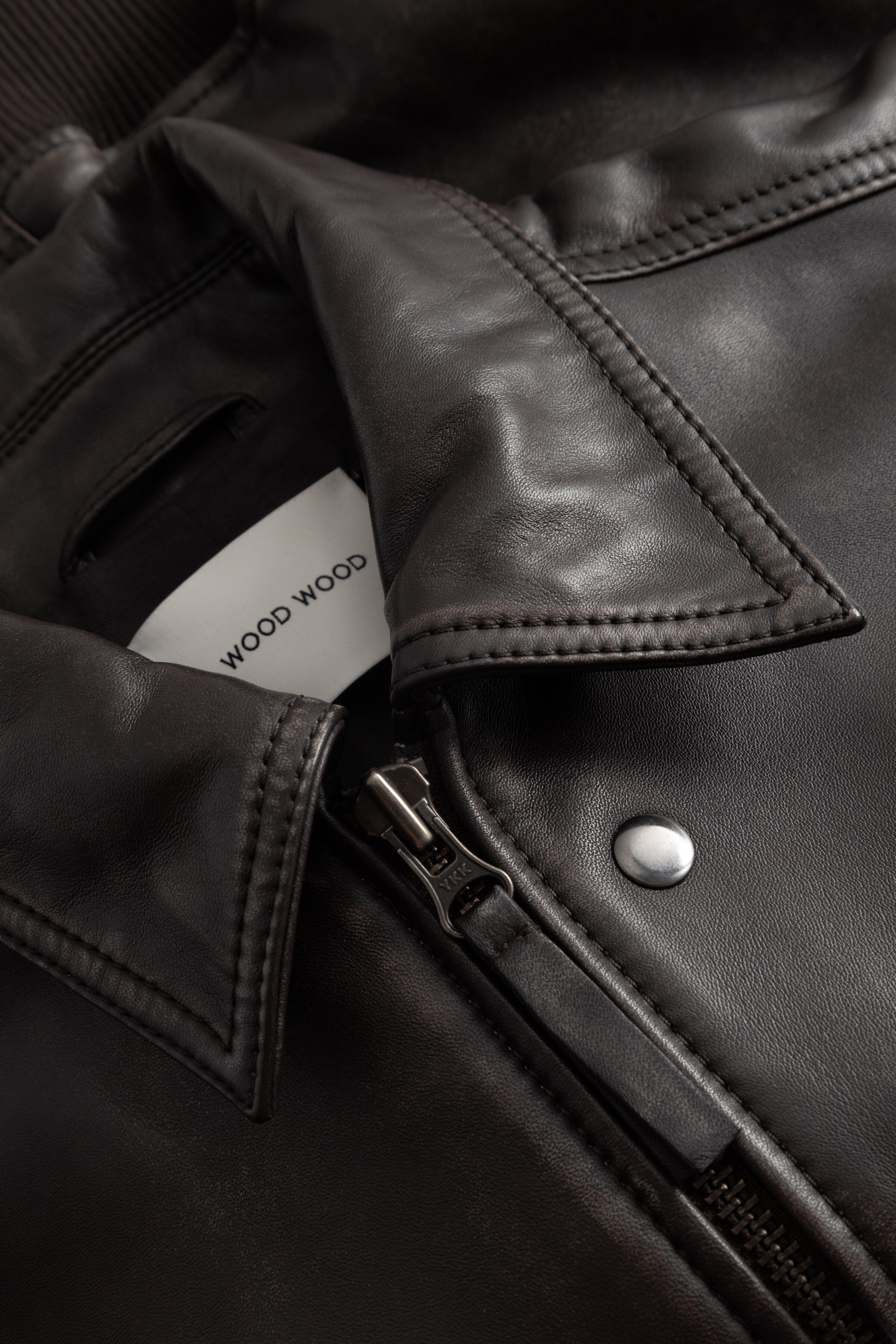 Wood Wood - Krede Bomber Jacket - Chocolate Plum - Image 5