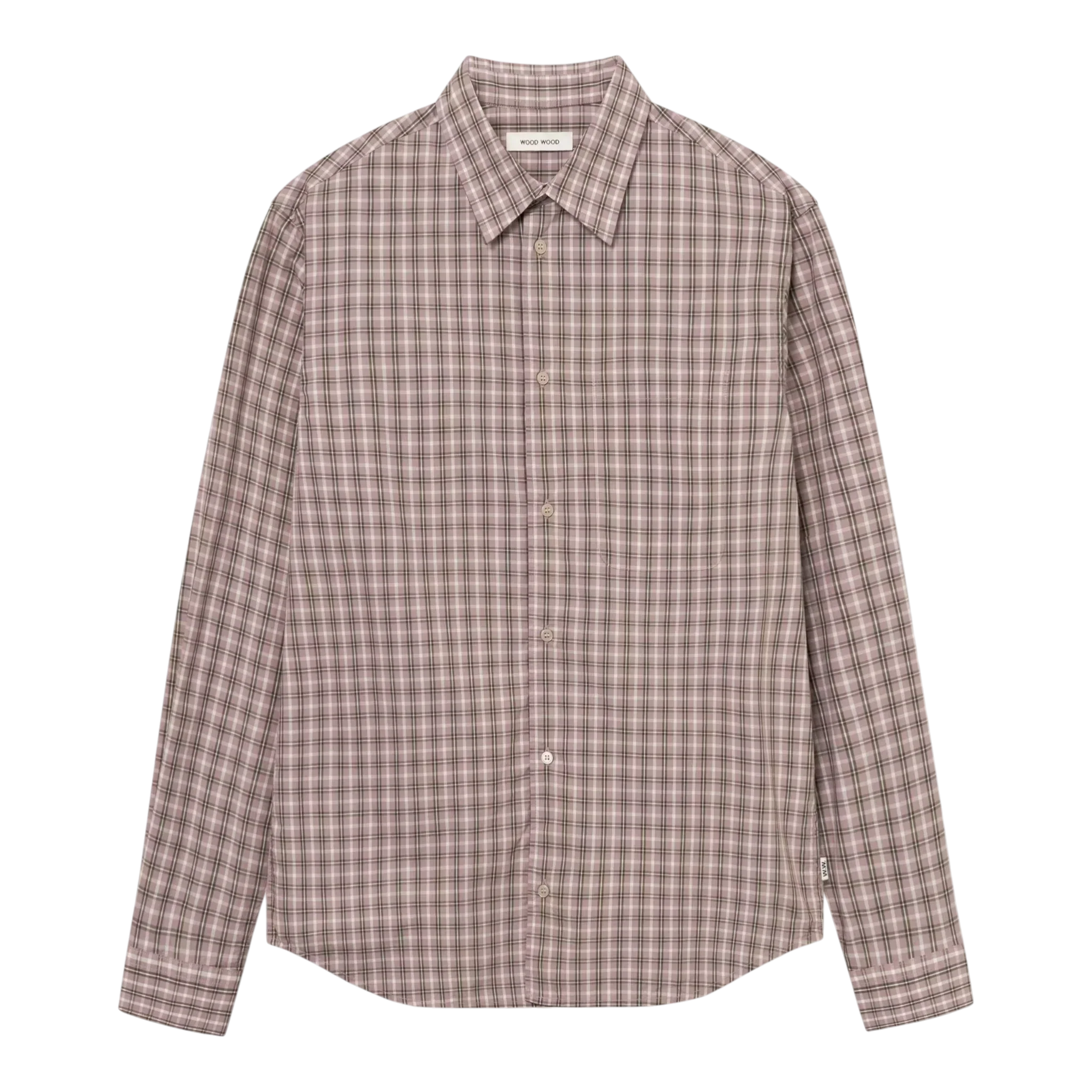 Wood Wood - Nico Shirt - Elderberry Check