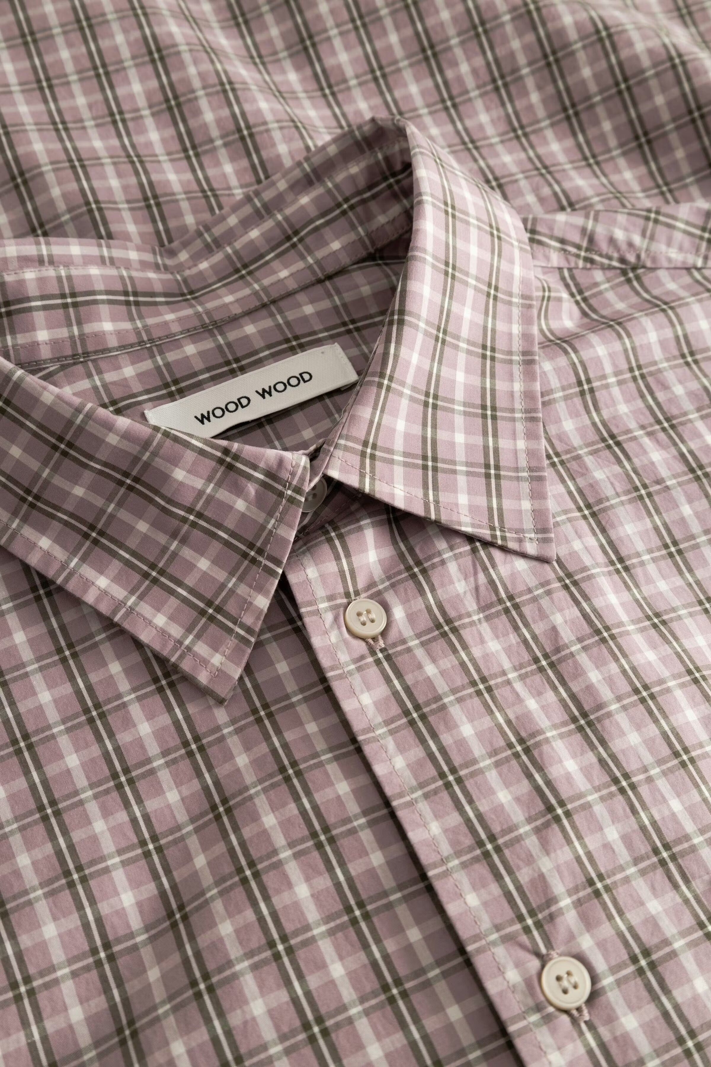 Wood Wood - Nico Shirt - Elderberry Check - Image 6
