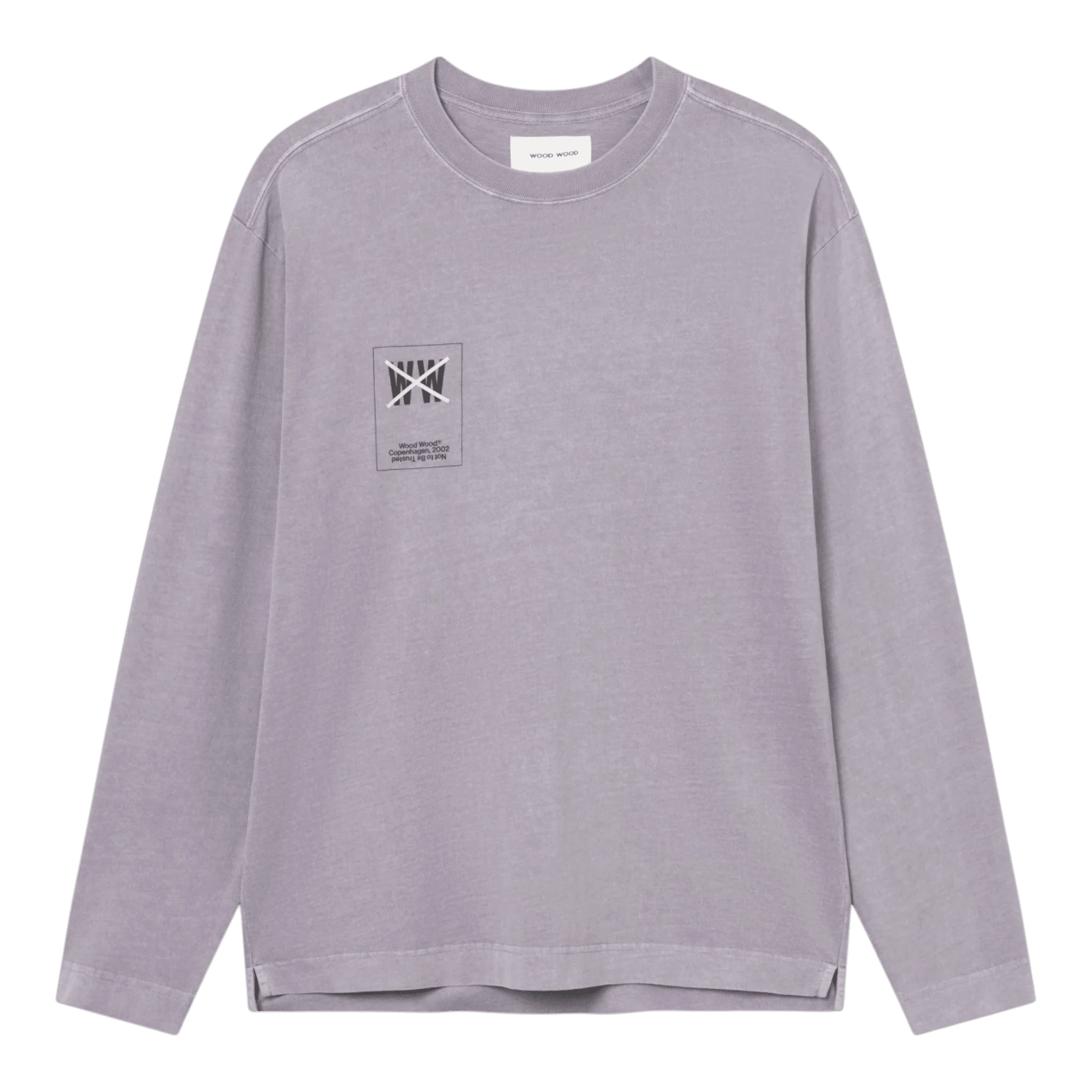 Wood Wood - Ryan Taxi LS Tee - Minimal Gray