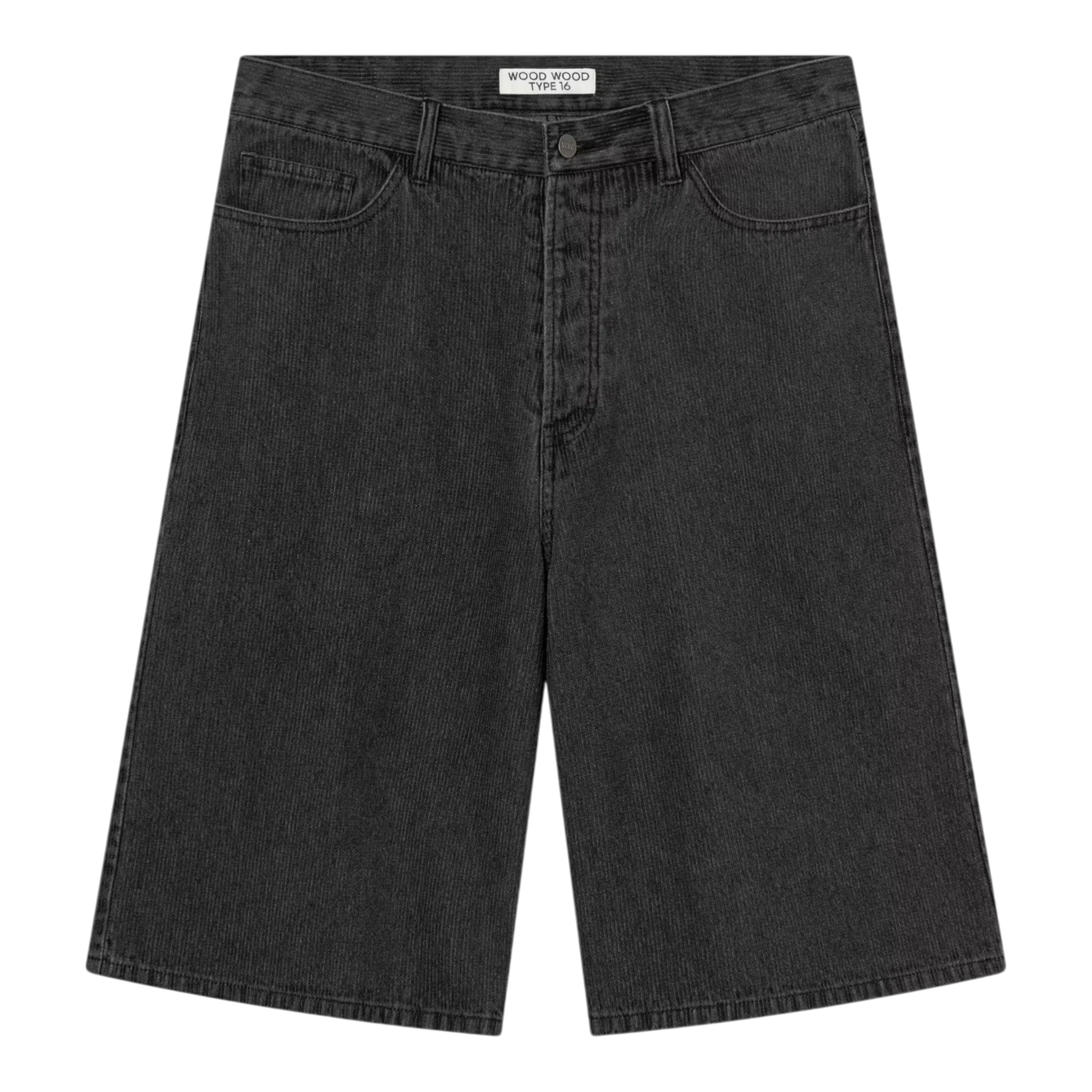 Wood Wood - Type 16 Jorts - Washed Black