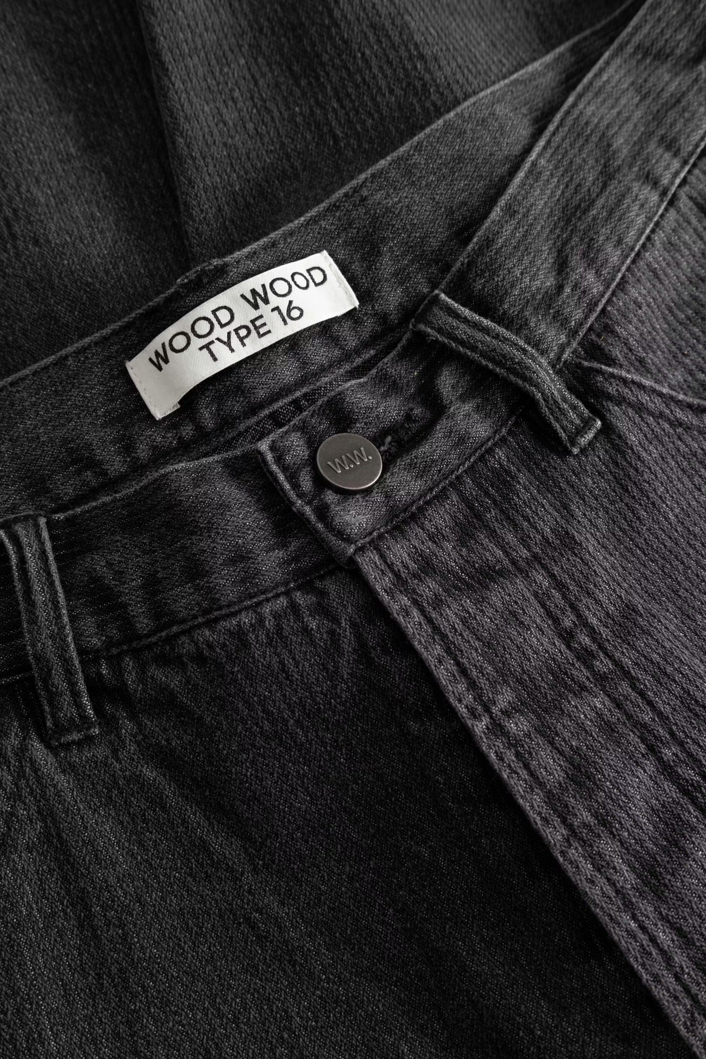 Wood Wood - Type 16 Jorts - Washed Black - Image 7
