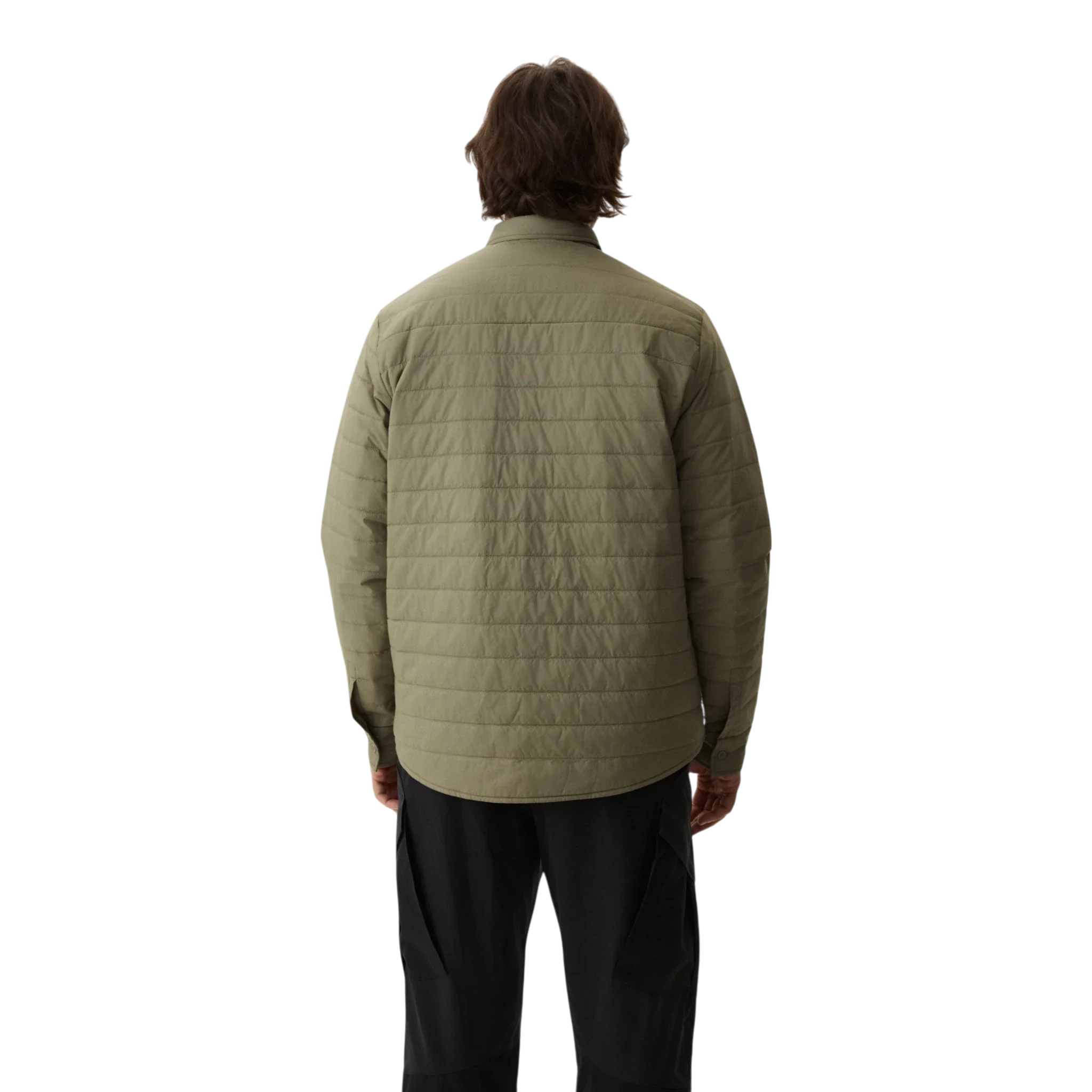 Yama - Ember Puffer Shirt - Moss Green - Image 5