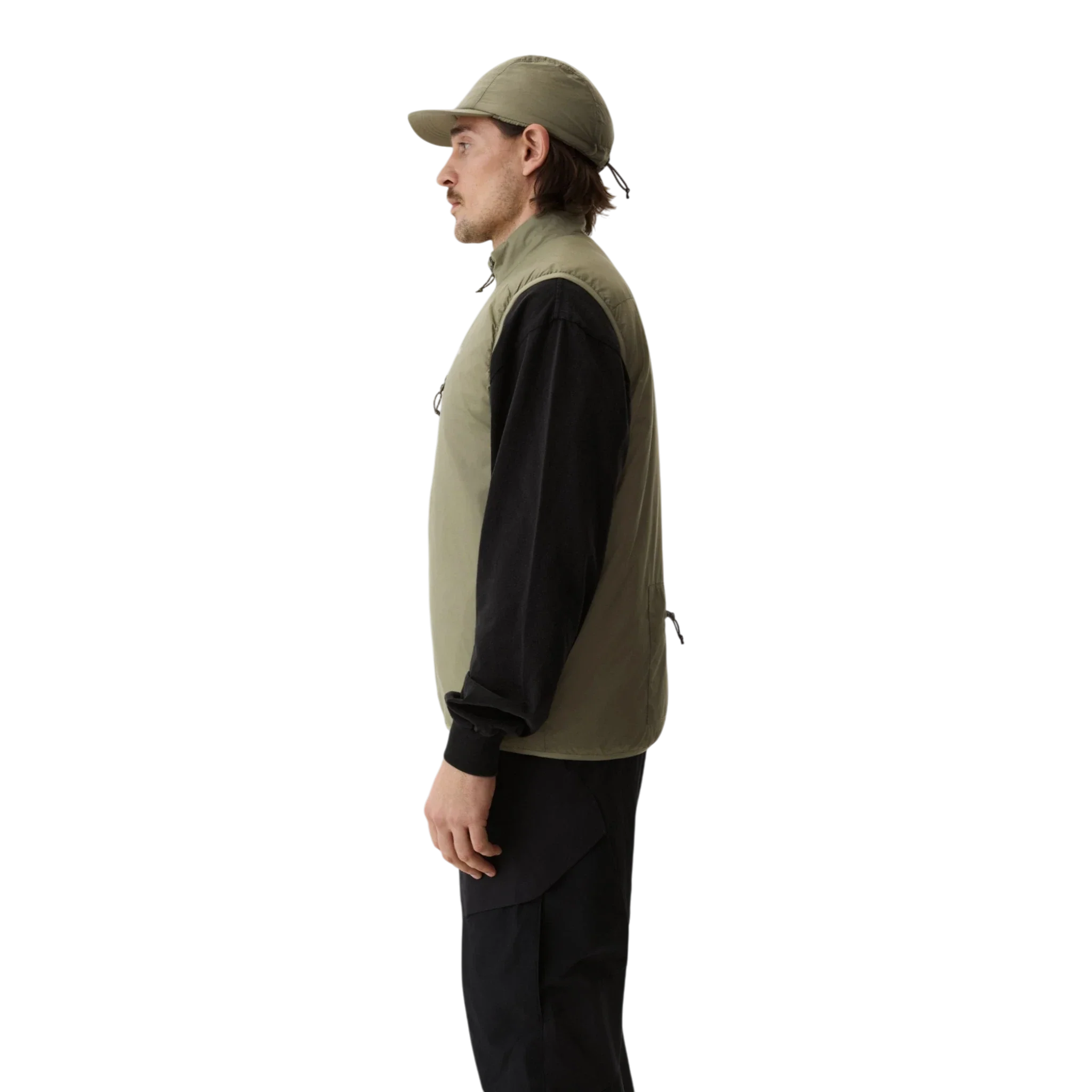 Yama - Traverse Plain Vest - Moss Green - Image 3