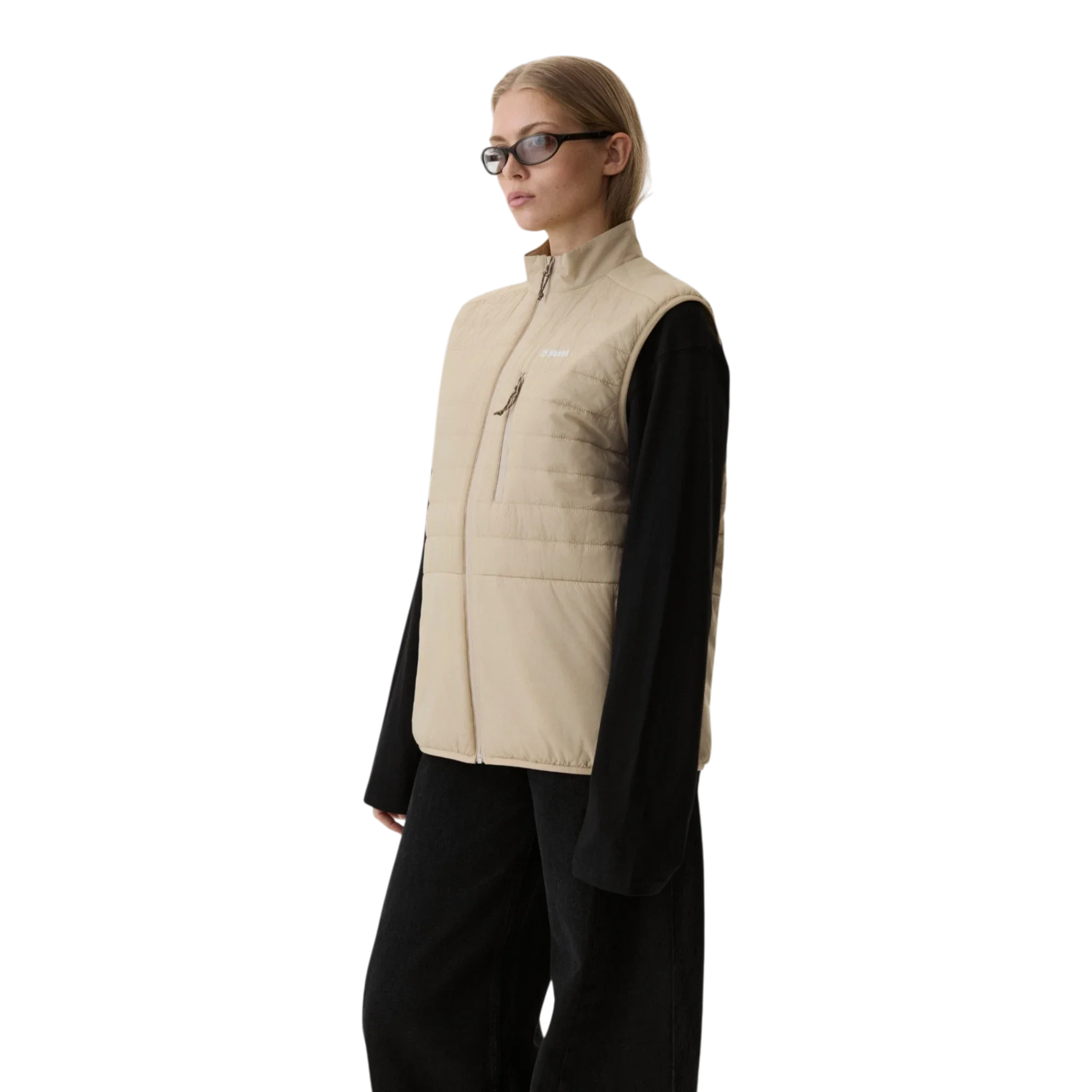Yama - Traverse Puffer Vest - Sand Dune - Image 7
