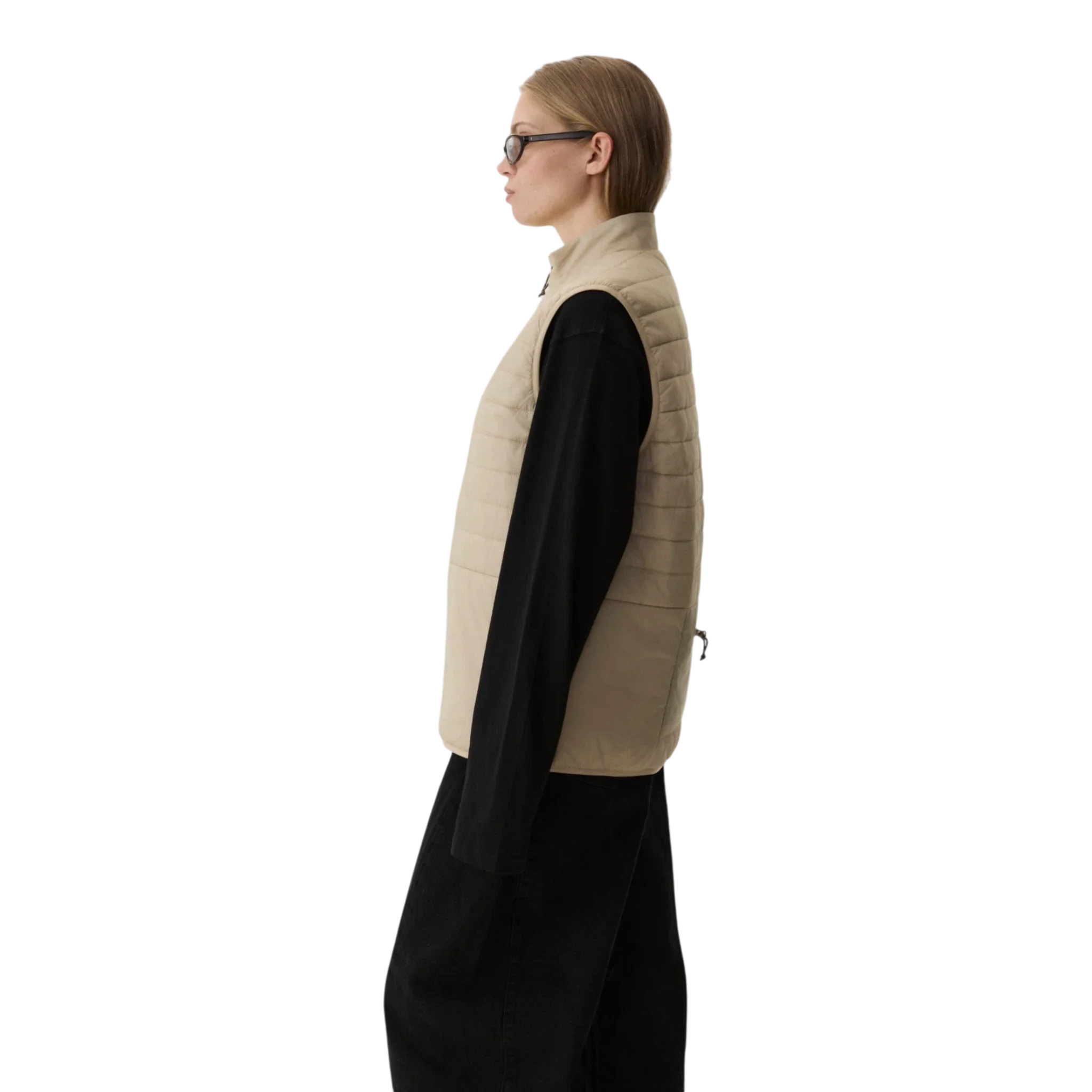 Yama - Traverse Puffer Vest - Sand Dune - Image 8