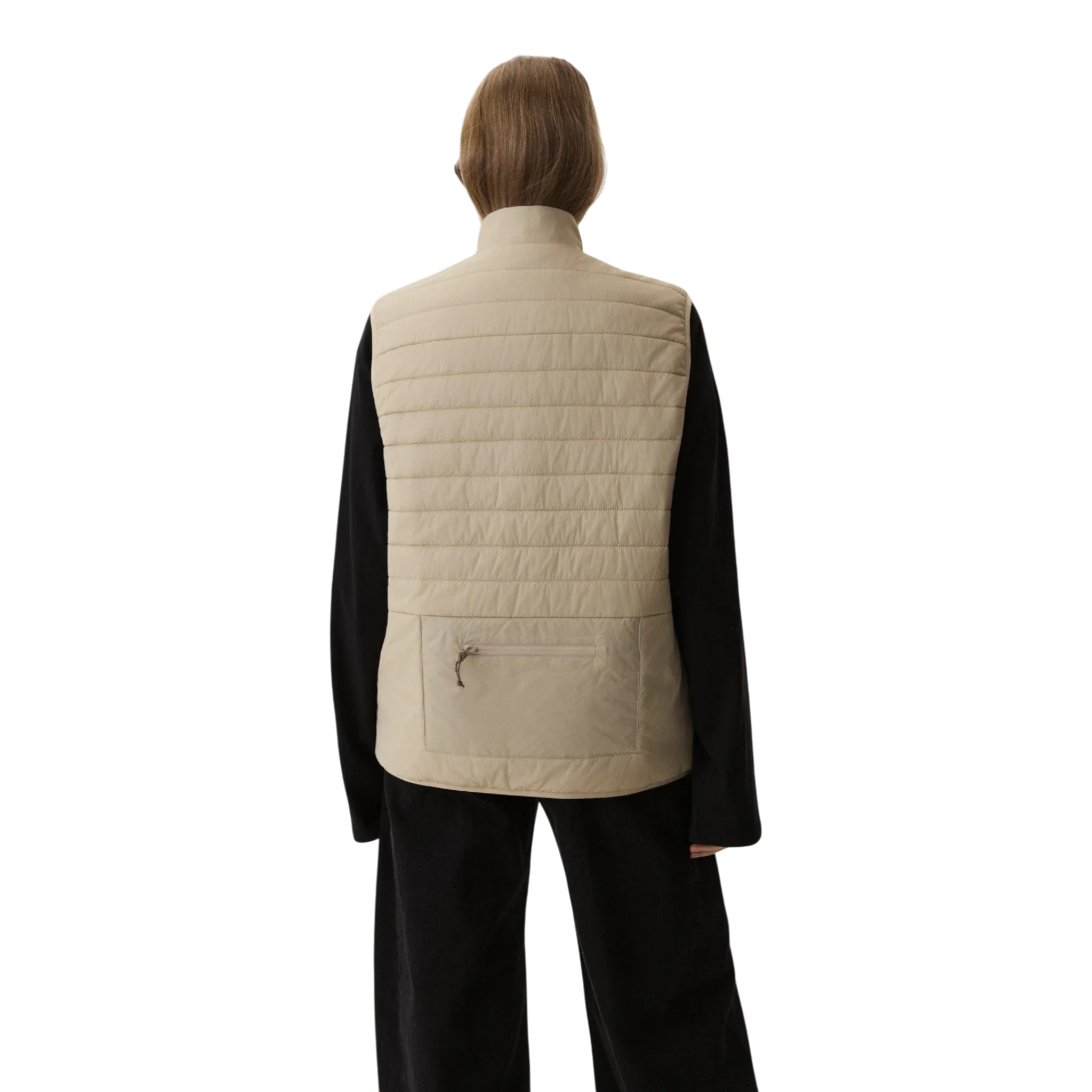 Yama - Traverse Puffer Vest - Sand Dune - Image 9